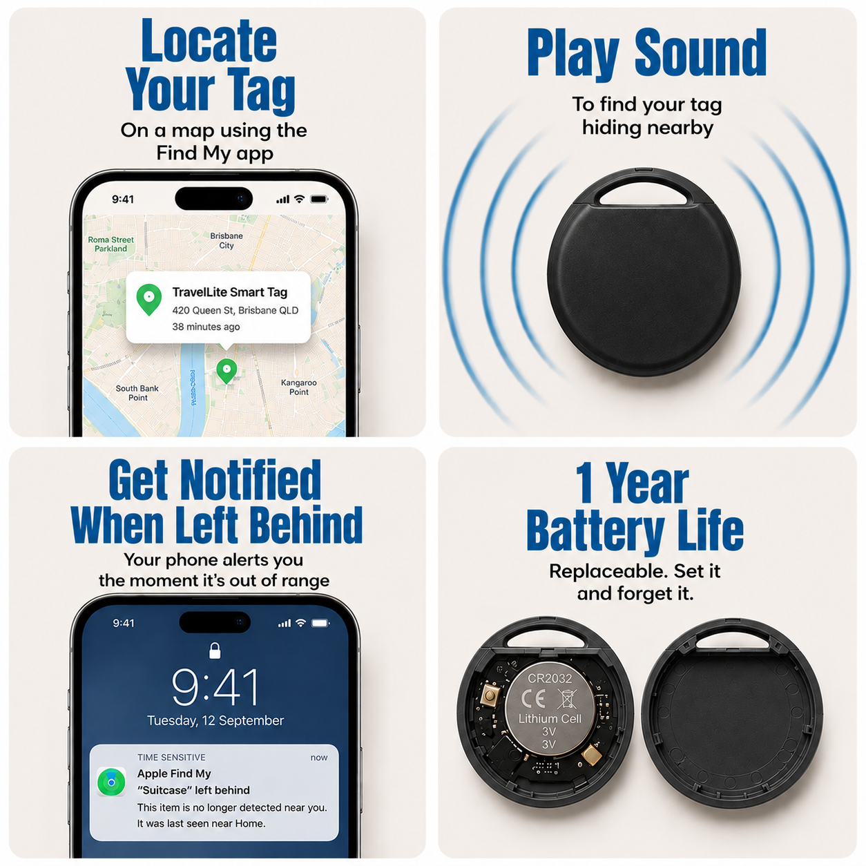 TravelLite™ - Apple Smart Tag